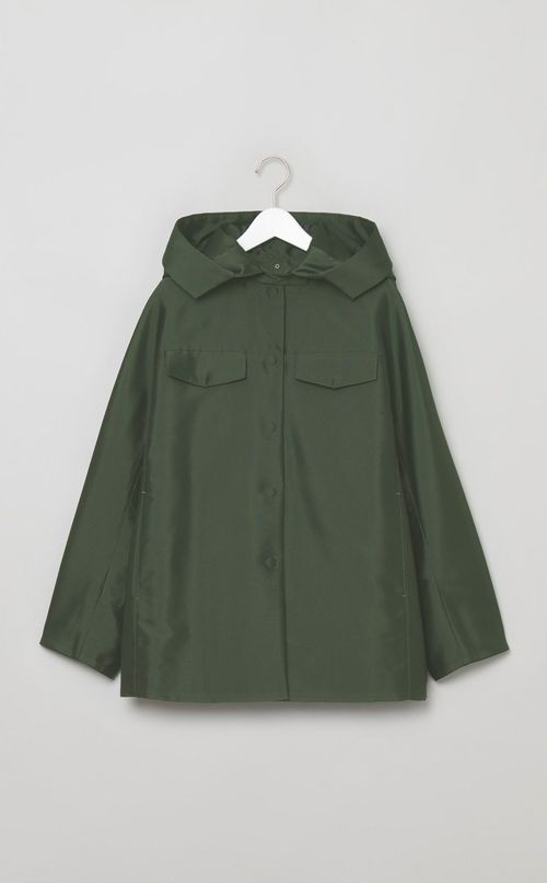 ツイルフーデットショートコート