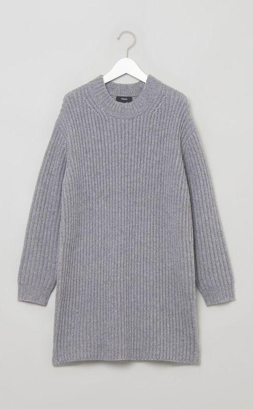 ウールニットミニワンピース