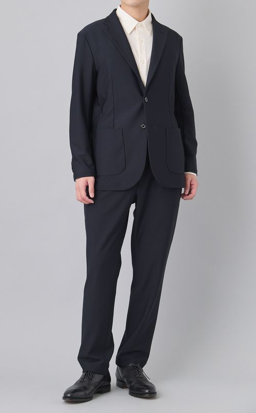 ストラクチャーニットシャツ