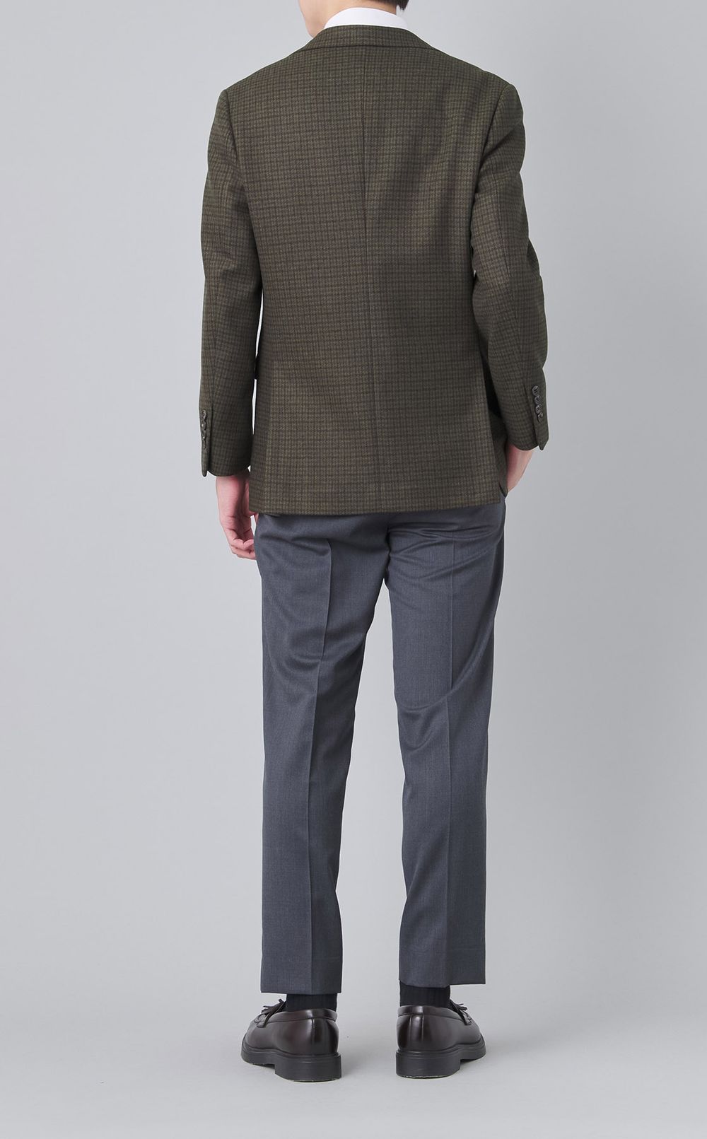 テーラードチェックジャケット