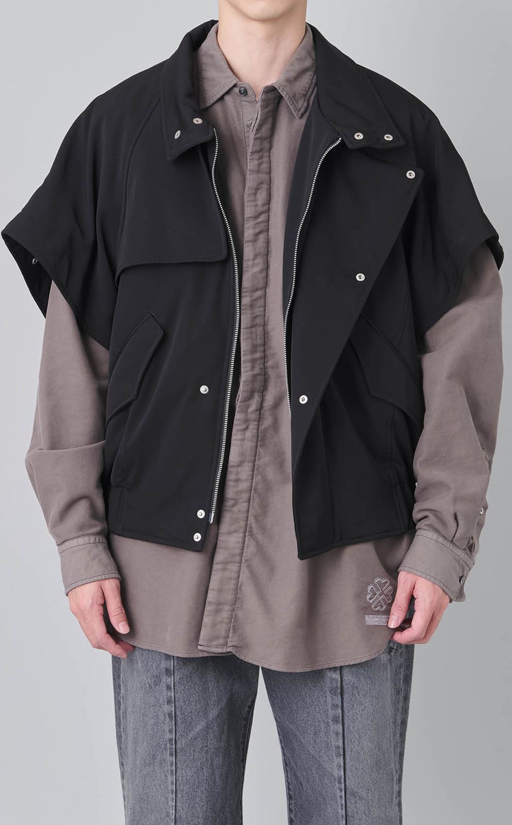 ライトツイルショートブルゾン