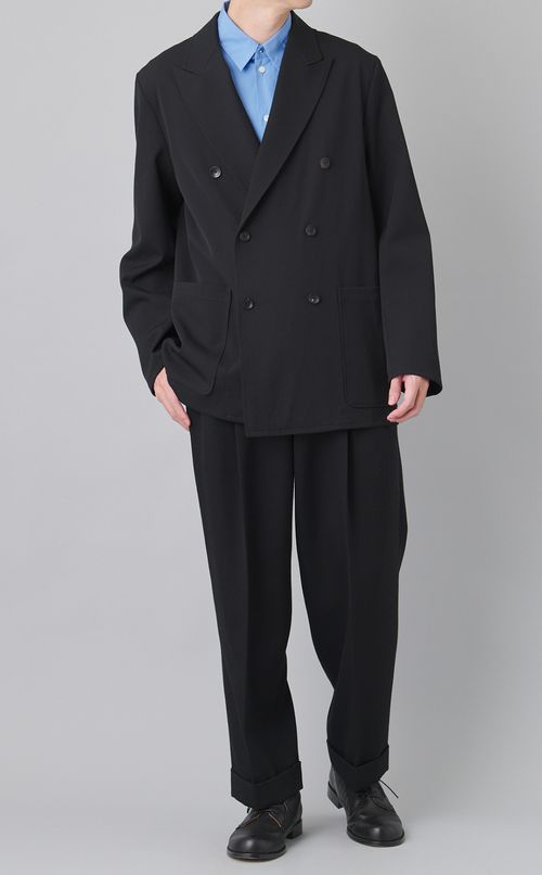 ルーズフィットダブルボタンジャケット