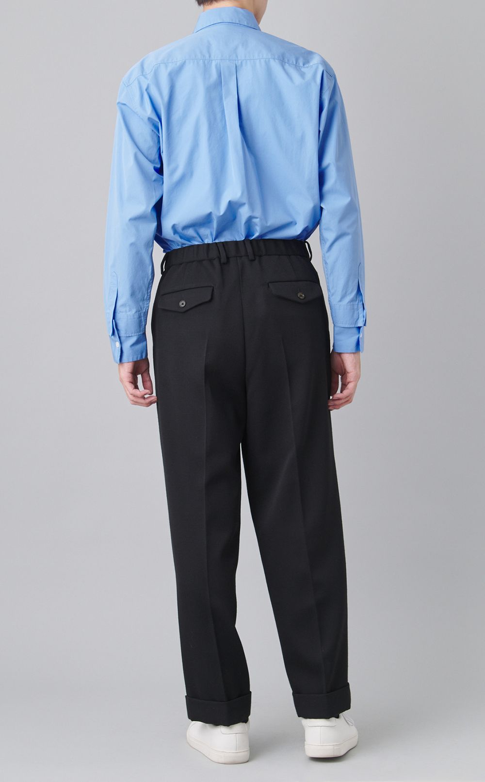 ダブルプリーツワイドトラウザーズ