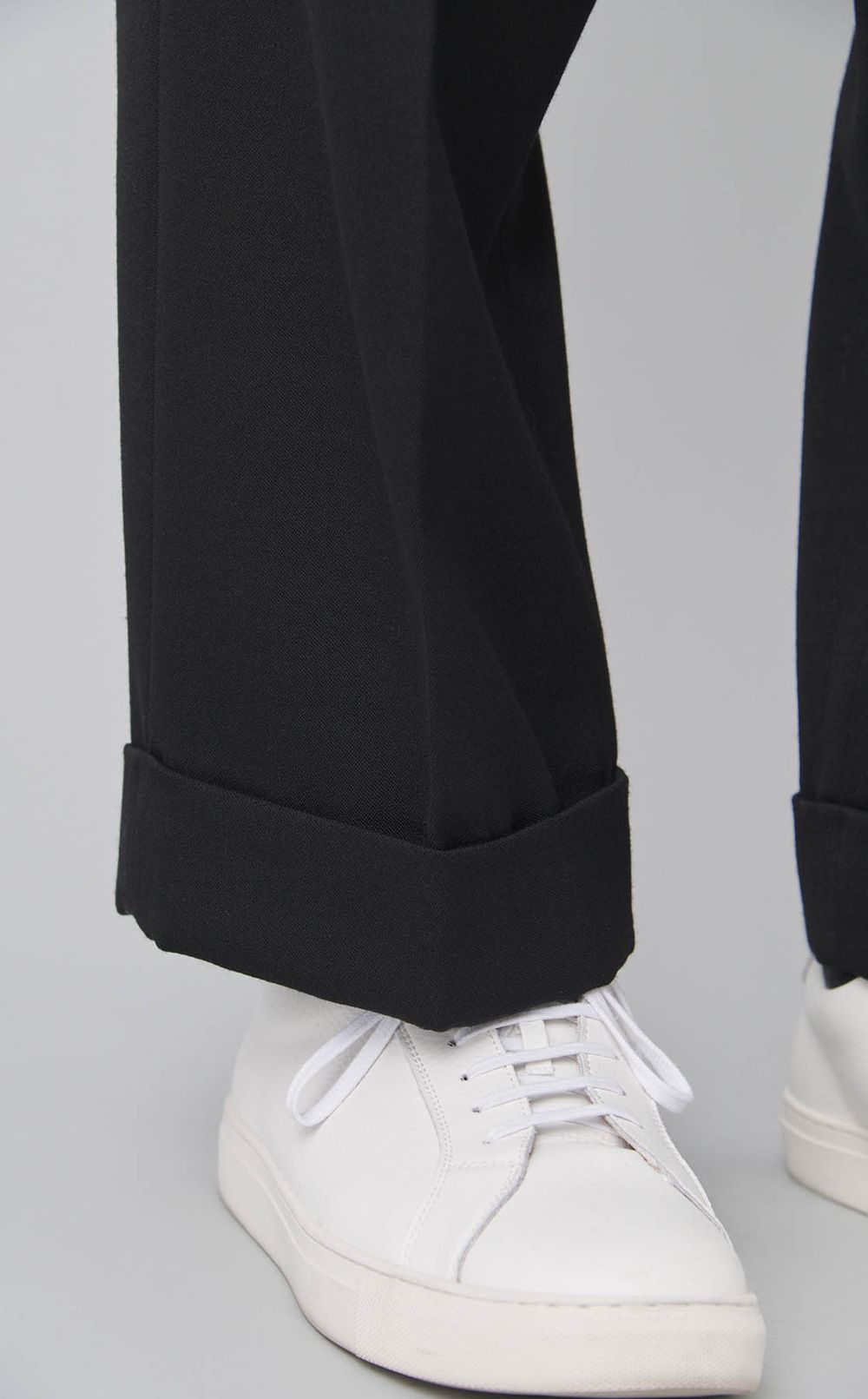 ダブルプリーツワイドトラウザーズ