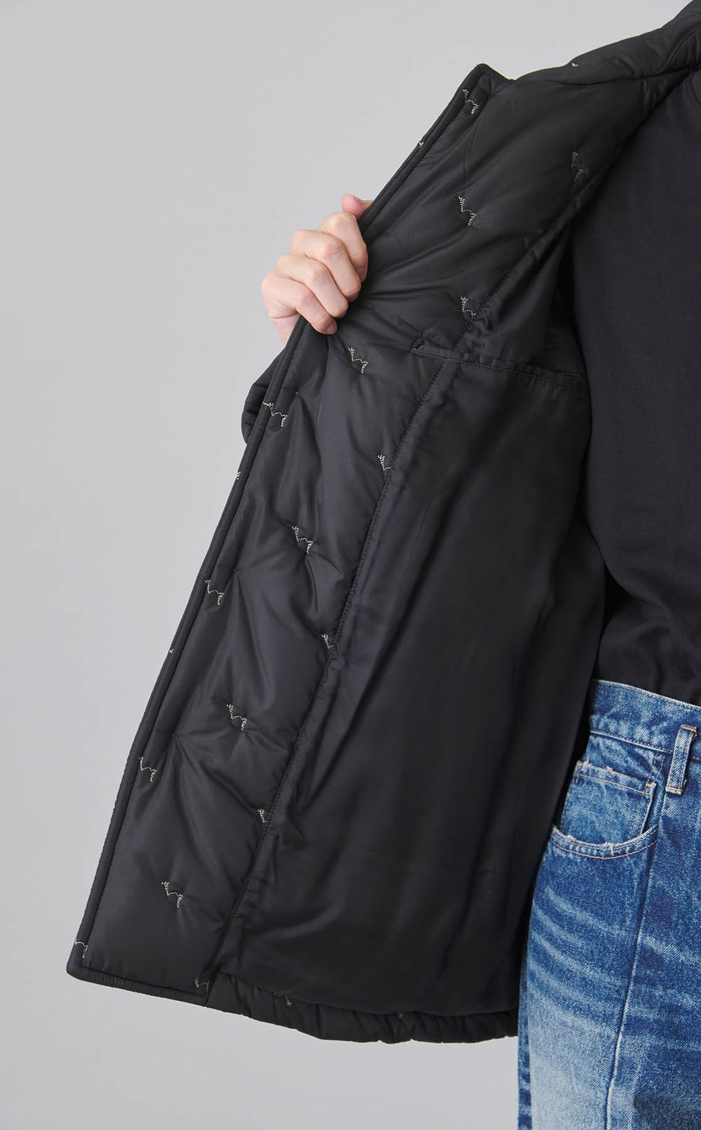 ペンギンフットキルティングブルゾン