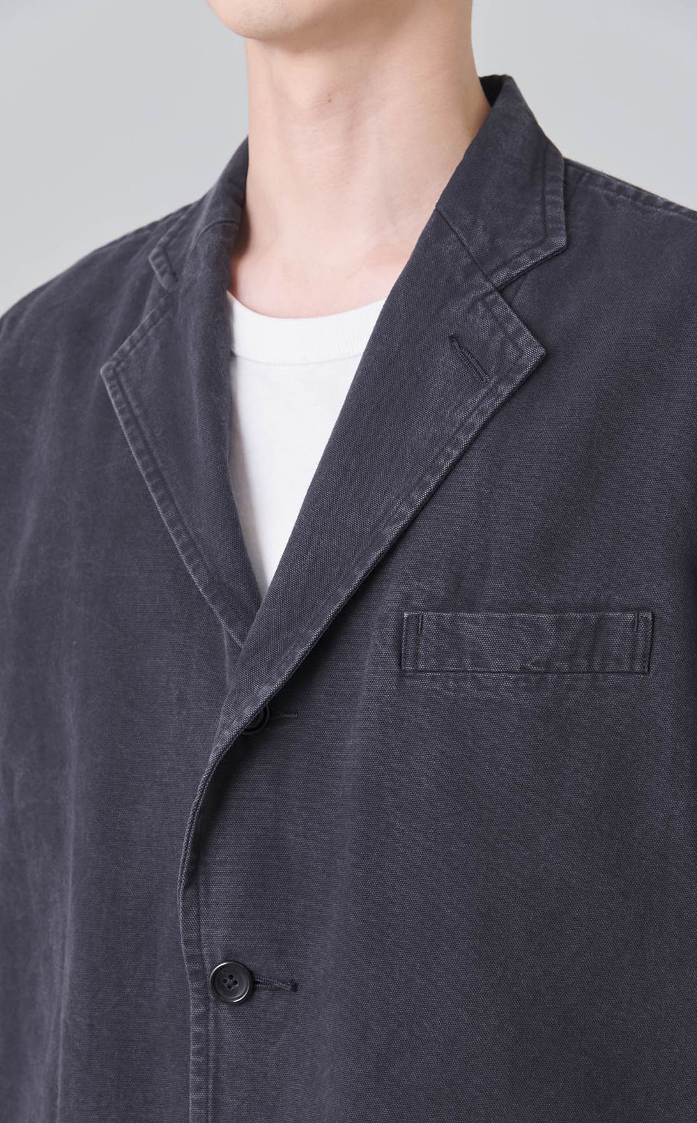 キャンバス3ボタンジャケット