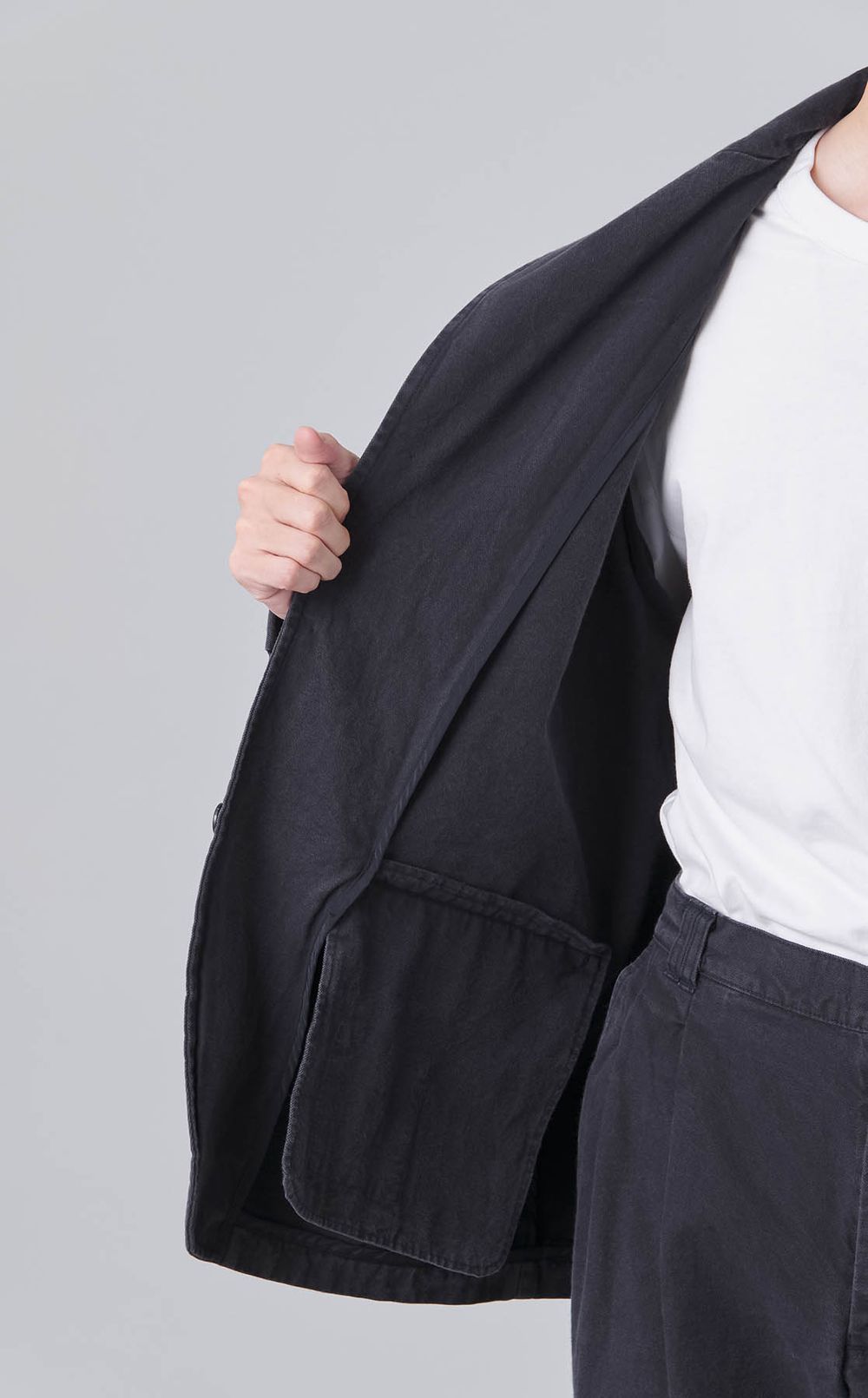 キャンバス3ボタンジャケット
