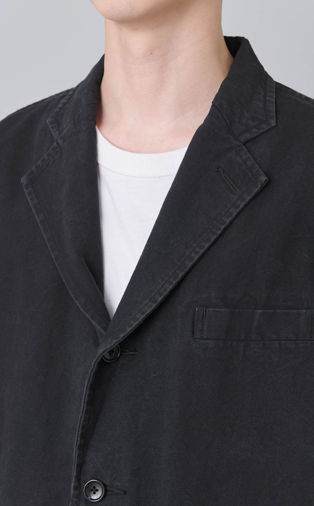 キャンバス3ボタンジャケット