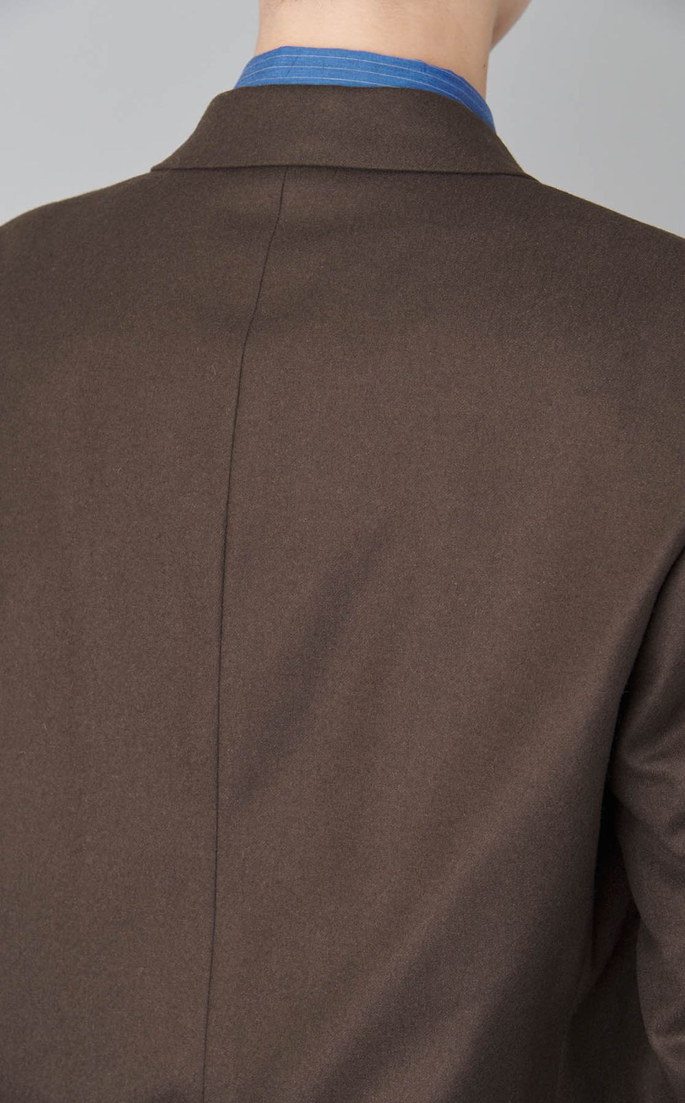 フランネルテーラード2ボタンジャケット