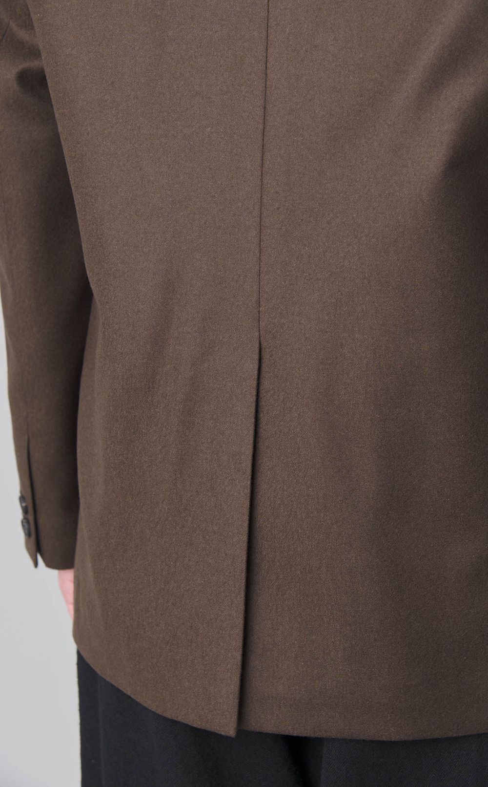 フランネルテーラード2ボタンジャケット