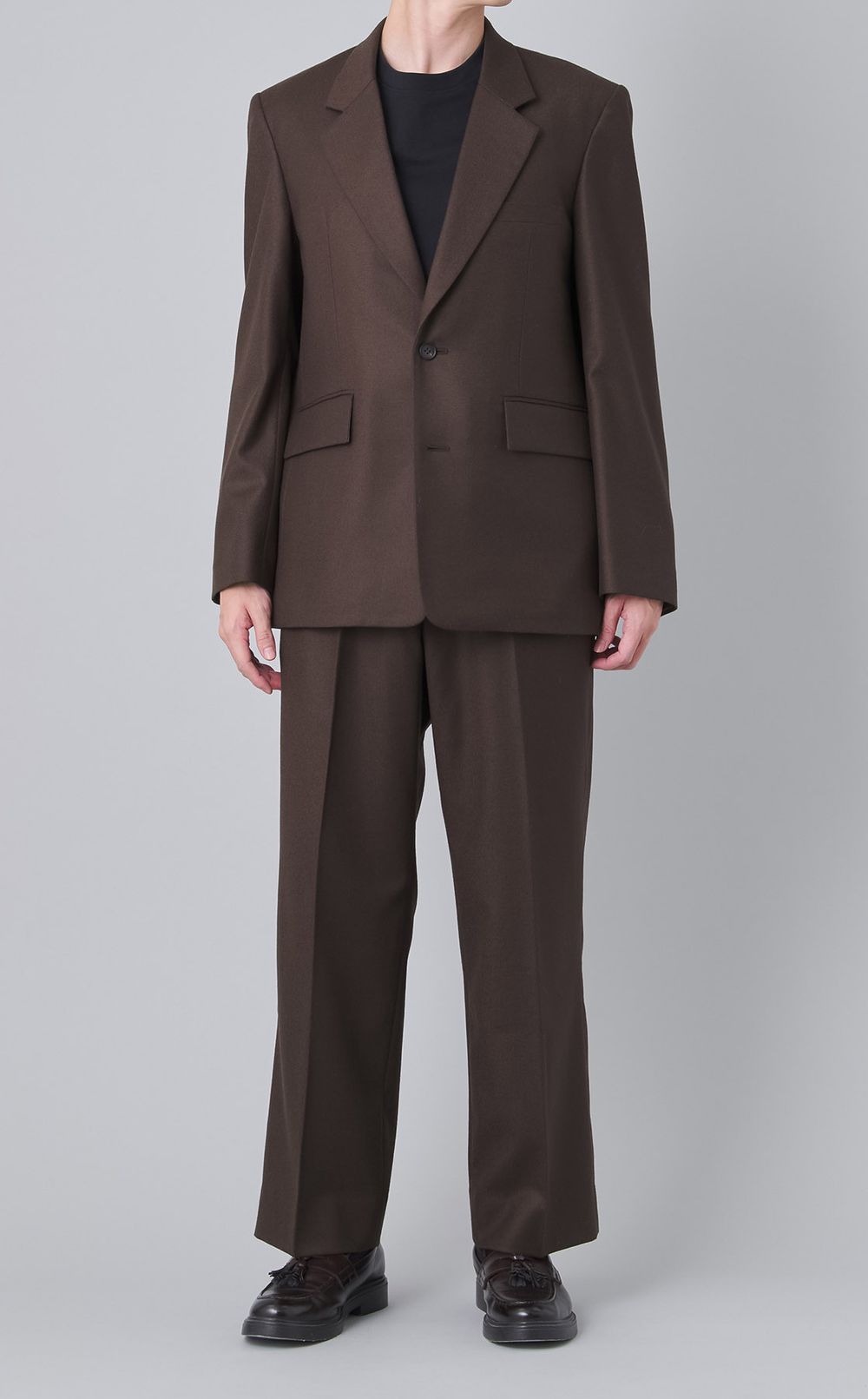 フランネルワイドトラウザー