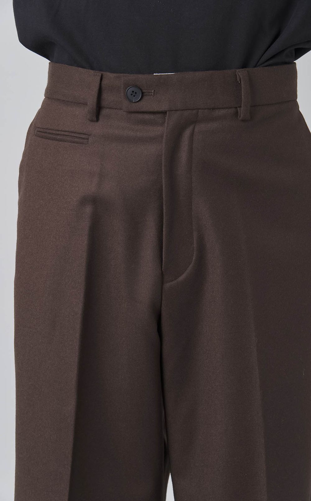 フランネルワイドトラウザー