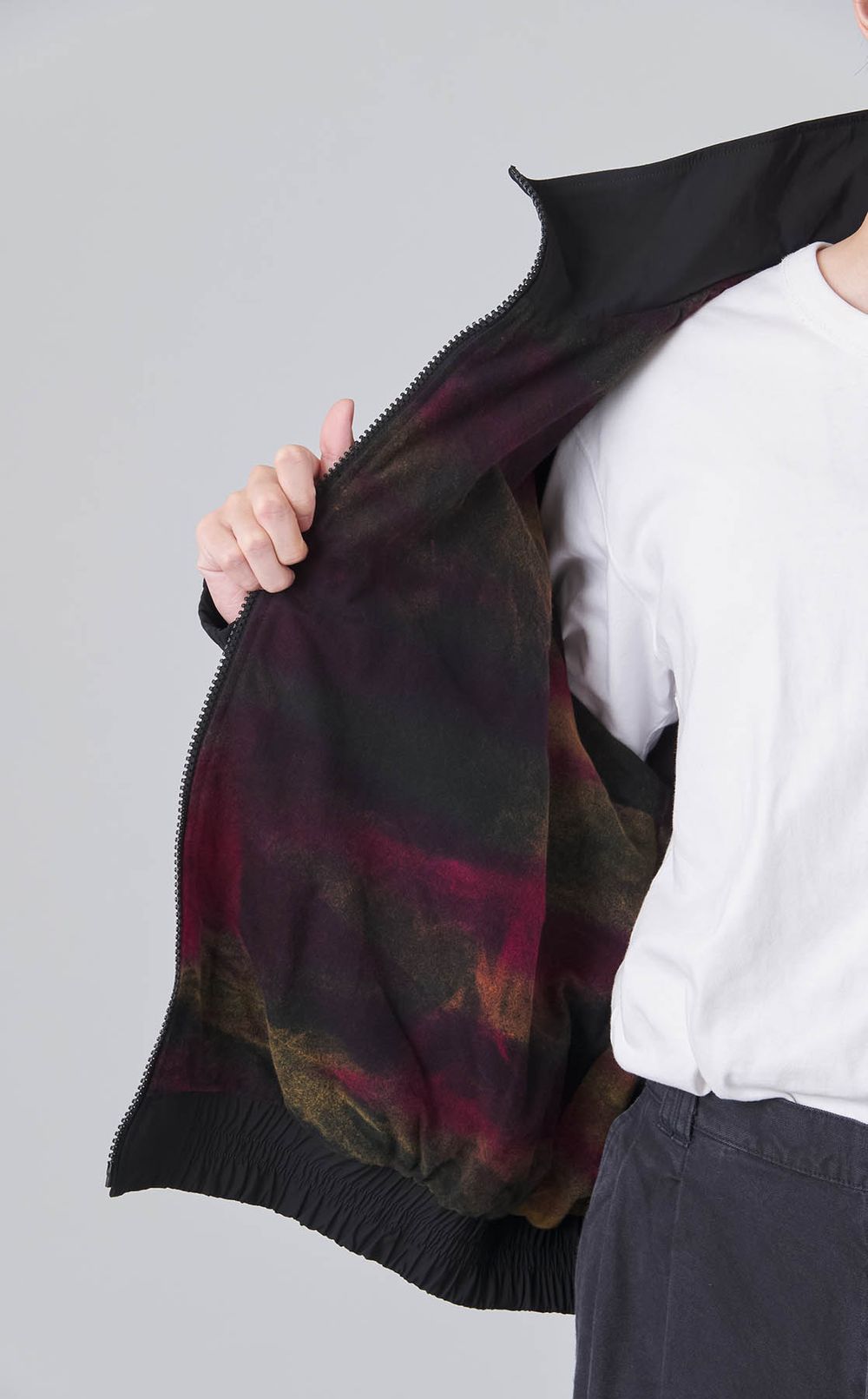 スタンドカラーナイロンジャケット