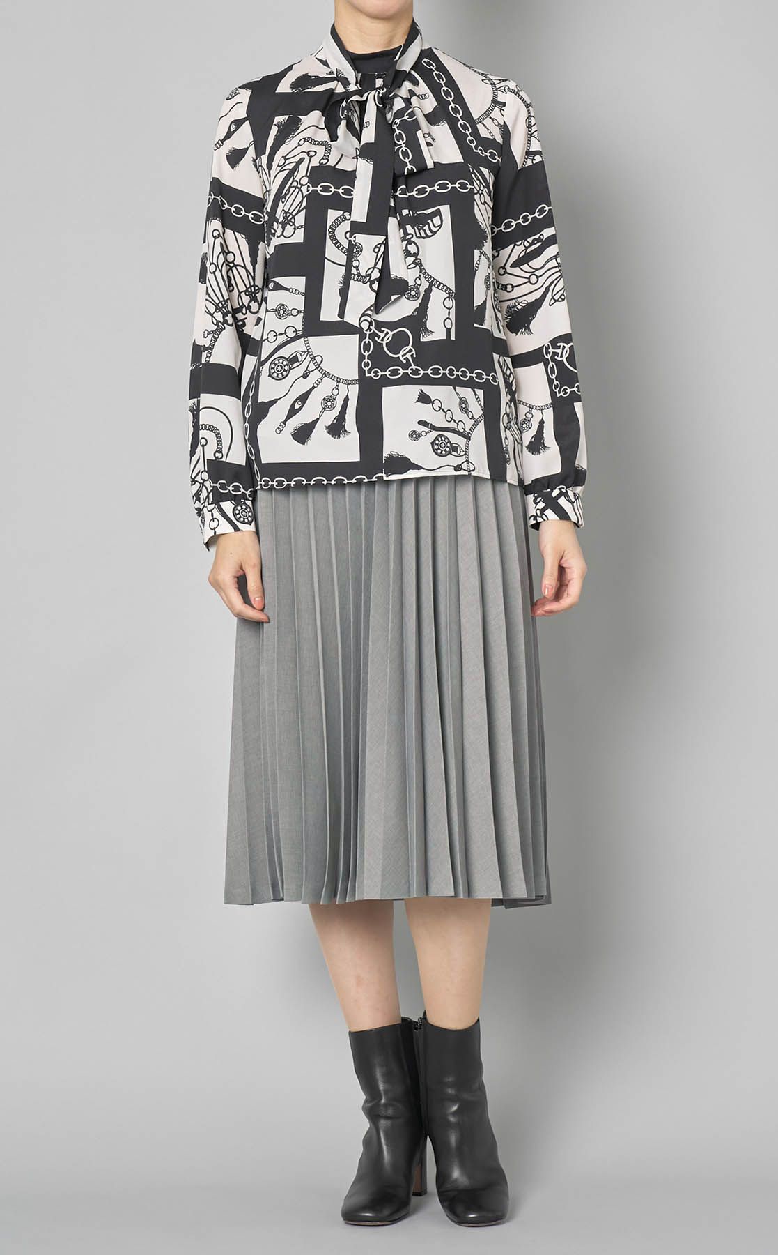 PINKY&DIANNE｜コルセットプリーツスカート