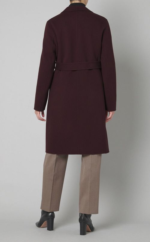 ベルテッドウールコート