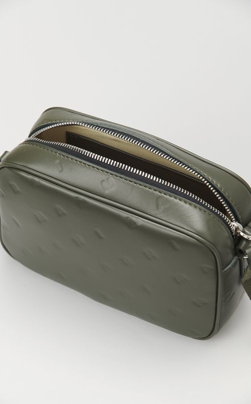 ロゴビーガンレザーショルダーバック