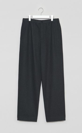 ウールストレートイージーパンツ