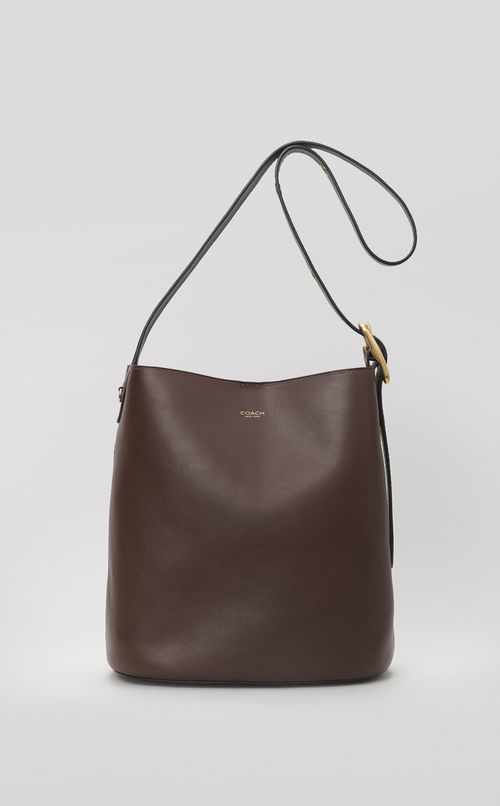 ブリーカーレザーバケットバッグ