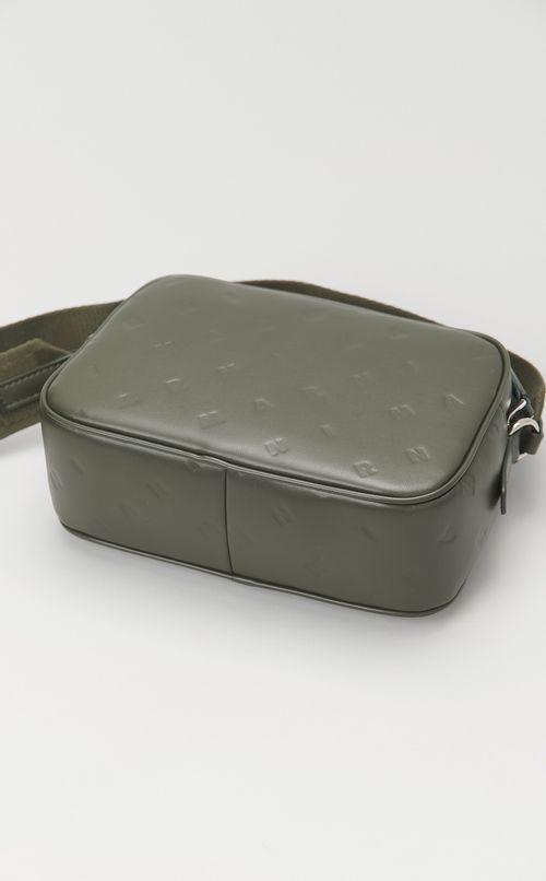 ロゴビーガンレザーショルダーバック