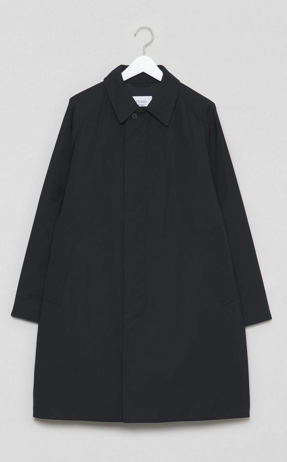 ステンカラーパテッドコート