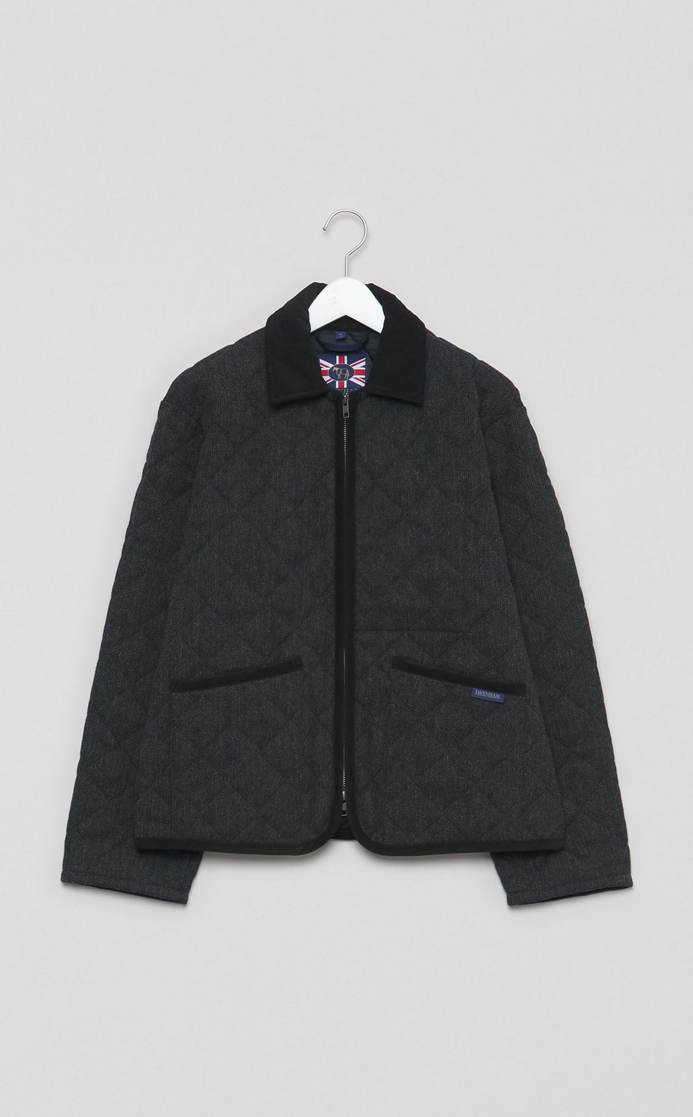 ウールテイナムジップブルゾン