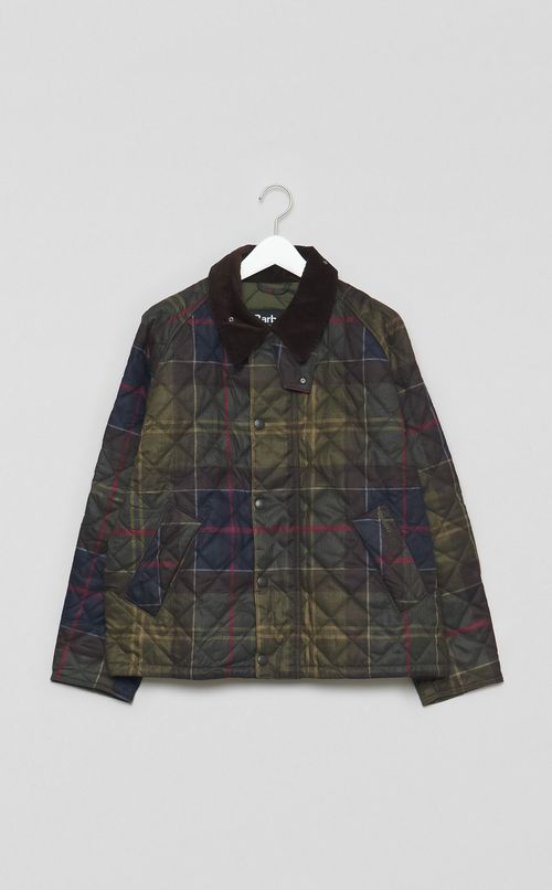 タータンキルトトランスポートブルゾン