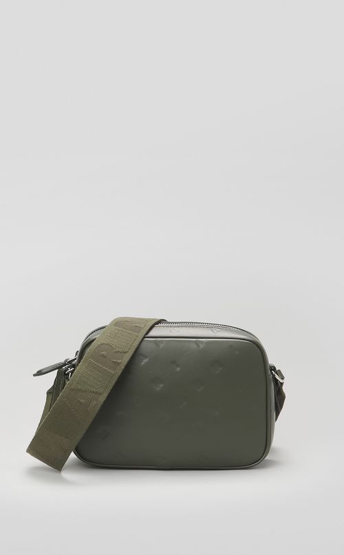 ロゴビーガンレザーショルダーバック