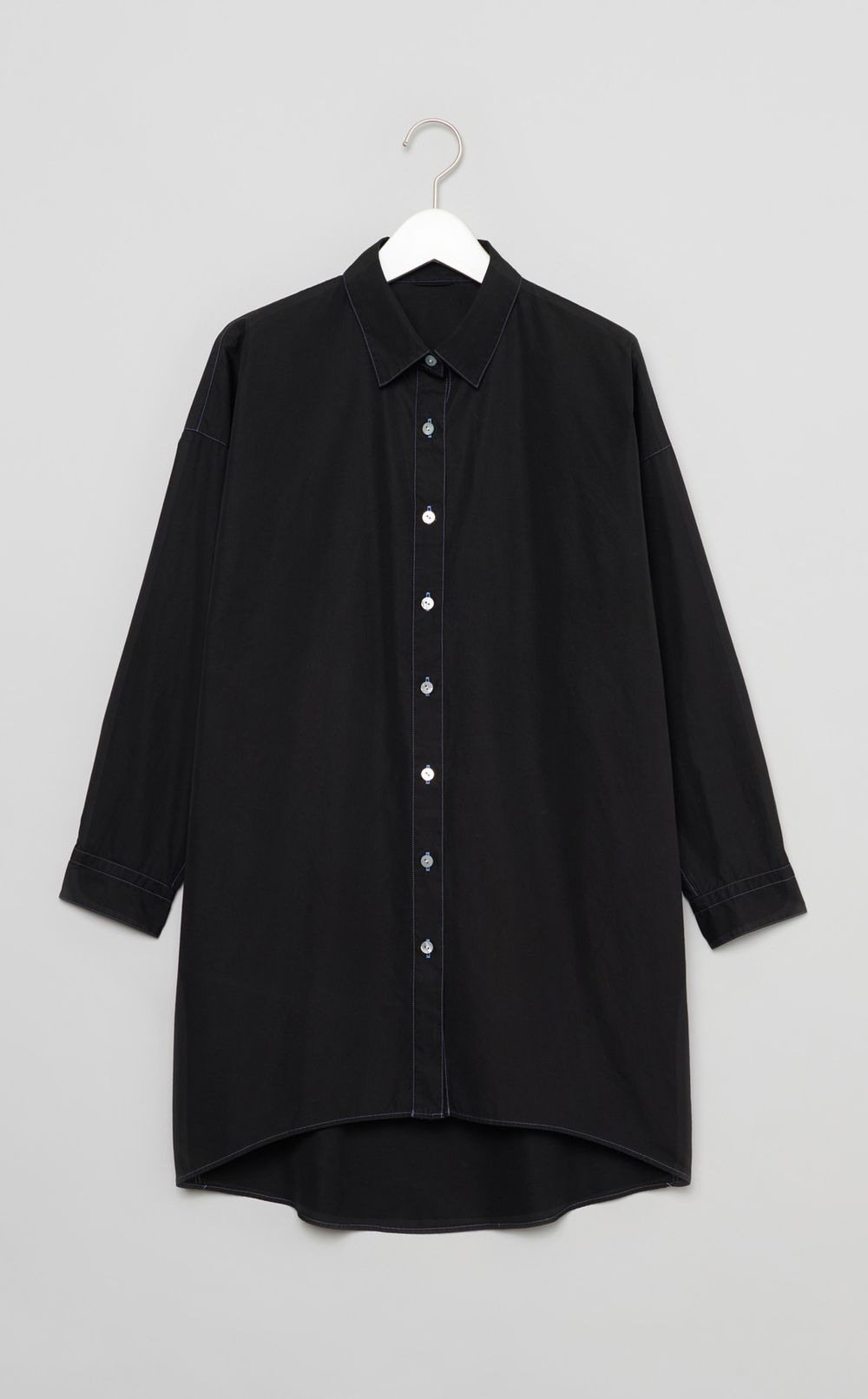 【reADdress】ブロードビッグロングシャツ
