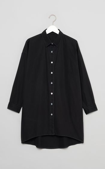 【reADdress】ブロードビッグロングシャツ