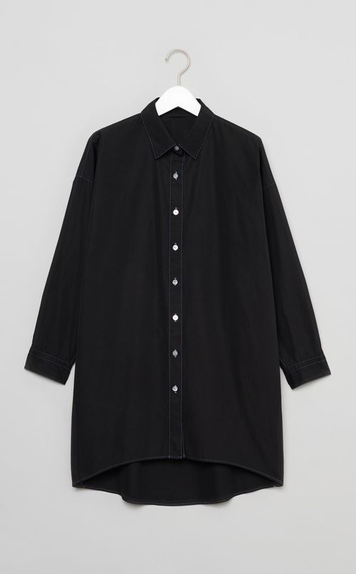 【reADdress】ブロードビッグロングシャツ