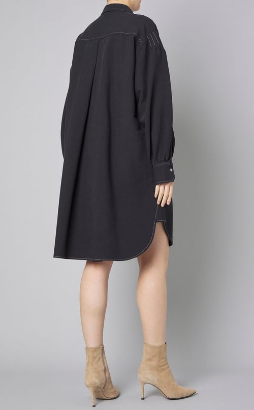 フロントヨークスモッグミニワンピース