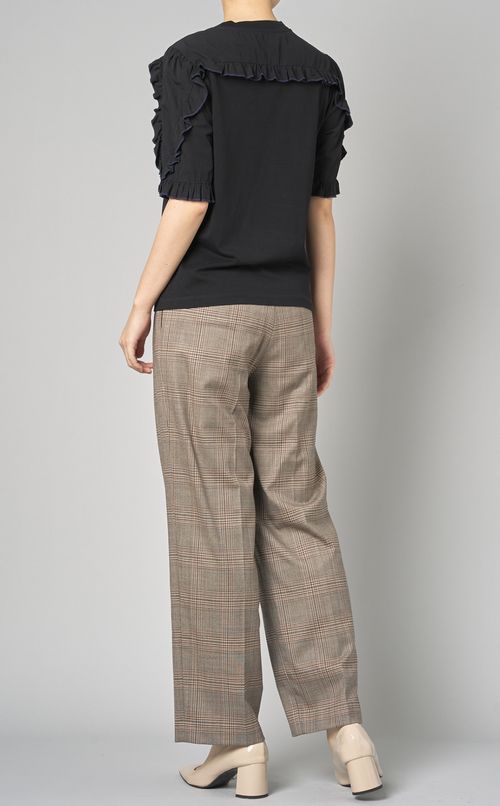 フリルジャージプルオーバー