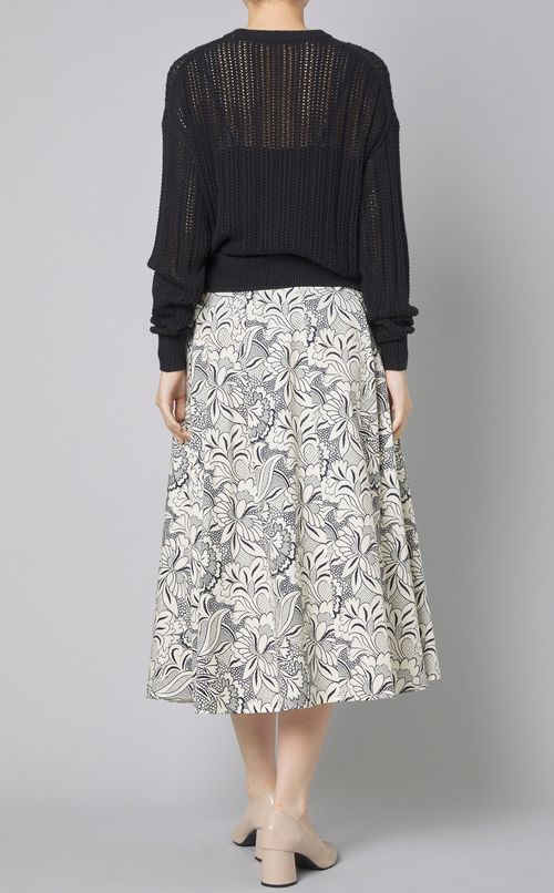 【reADdress】コットンメッシュニットプルオーバー