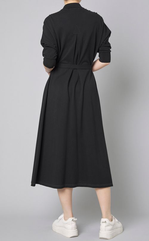 ベルト付ポロワンピース