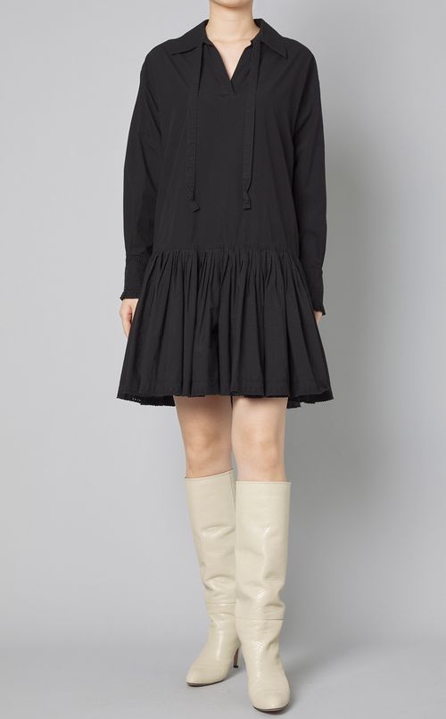 コットンプリーツワンピース