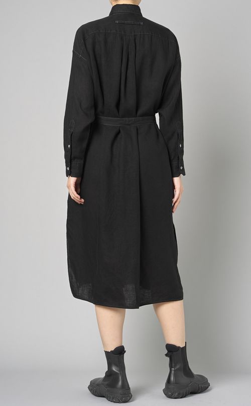 ダブルポケットシャツワンピース