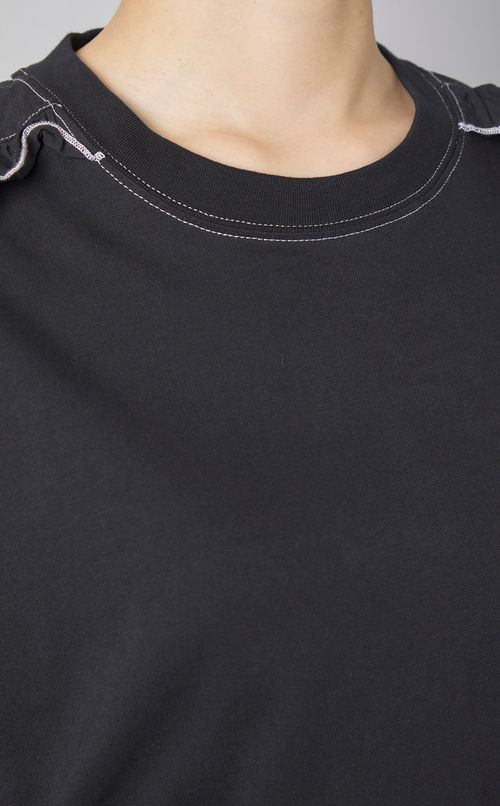 フリルジャージプルオーバー