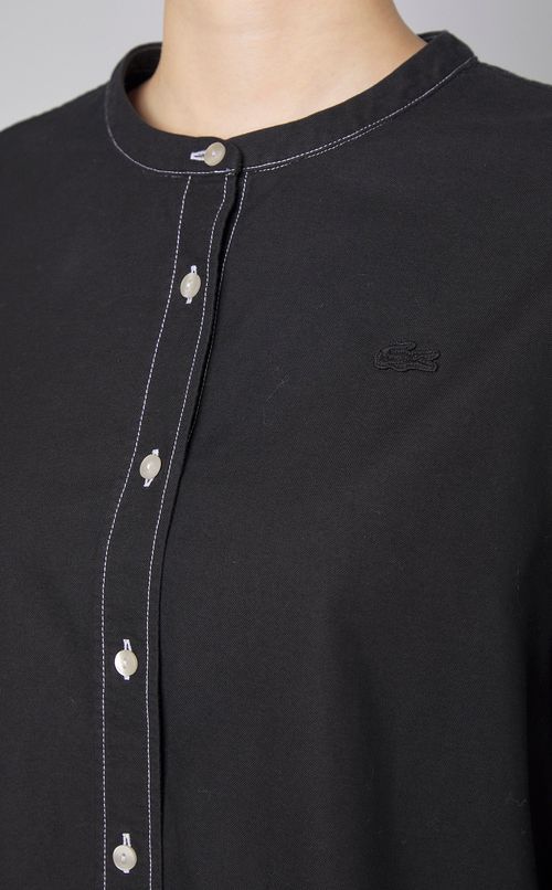 スタンドカラーシャツ