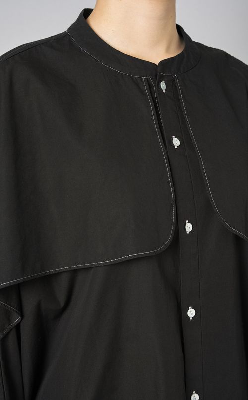 フレアスリーブオーバーシャツ