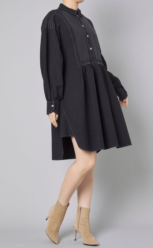 フロントヨークスモッグミニワンピース