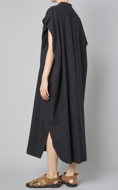 ノースリーブシャツワンピース