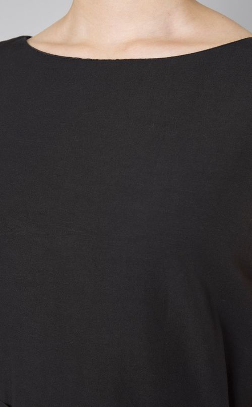 リネン混イージーワンピース