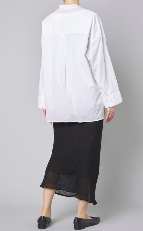 リネンロングタイトスカート