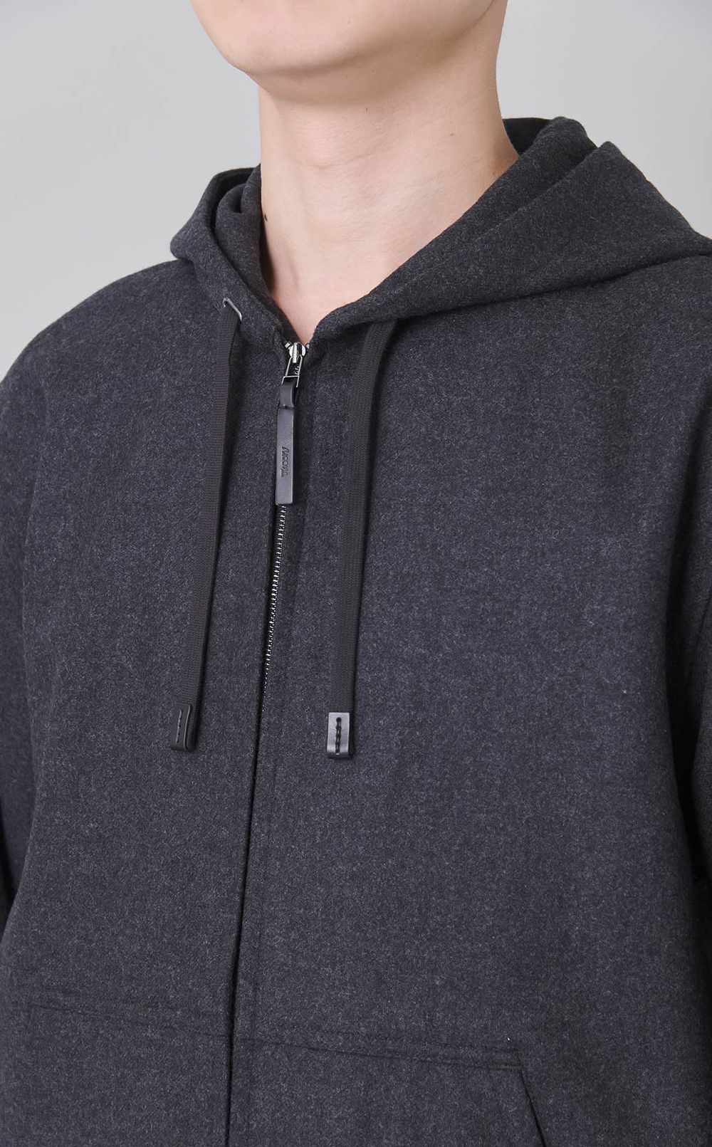 ウールフーディブルゾン