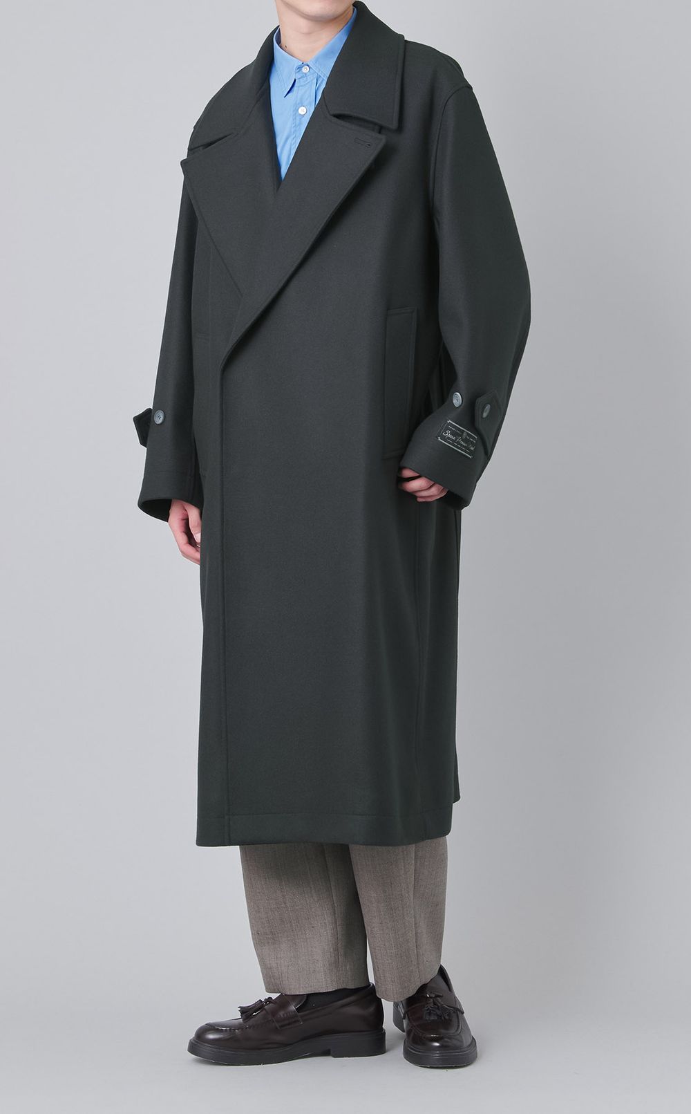 ウールリバー2タックパンツ