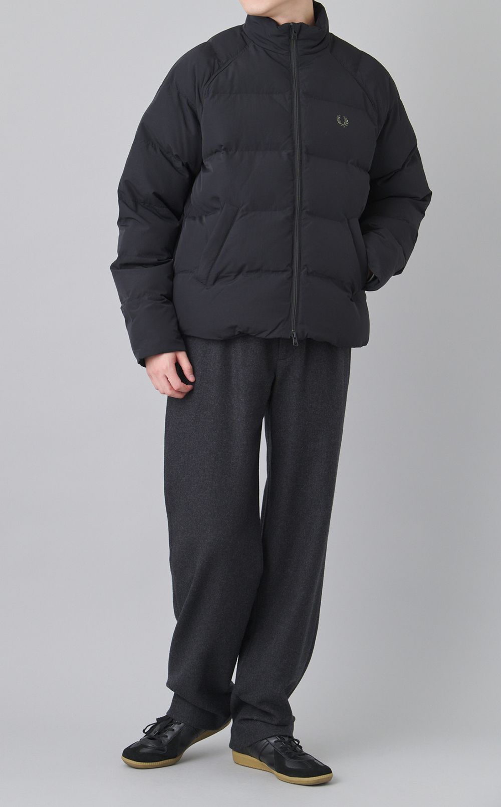 ラグランスリーブパデッドジャケット