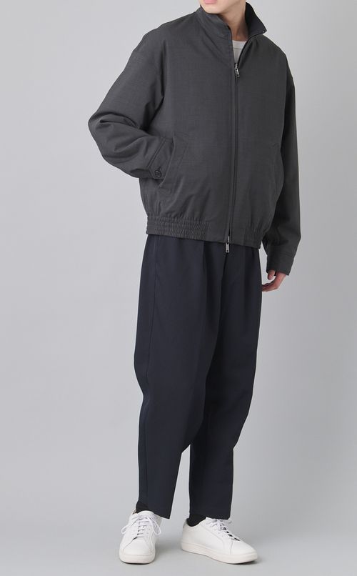 モーションウールリバーシブルブルゾン