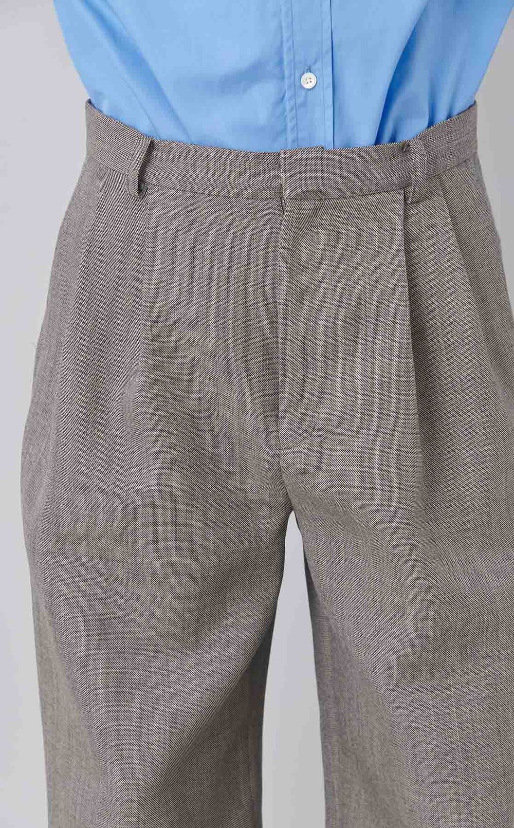 ウールリバー2タックパンツ