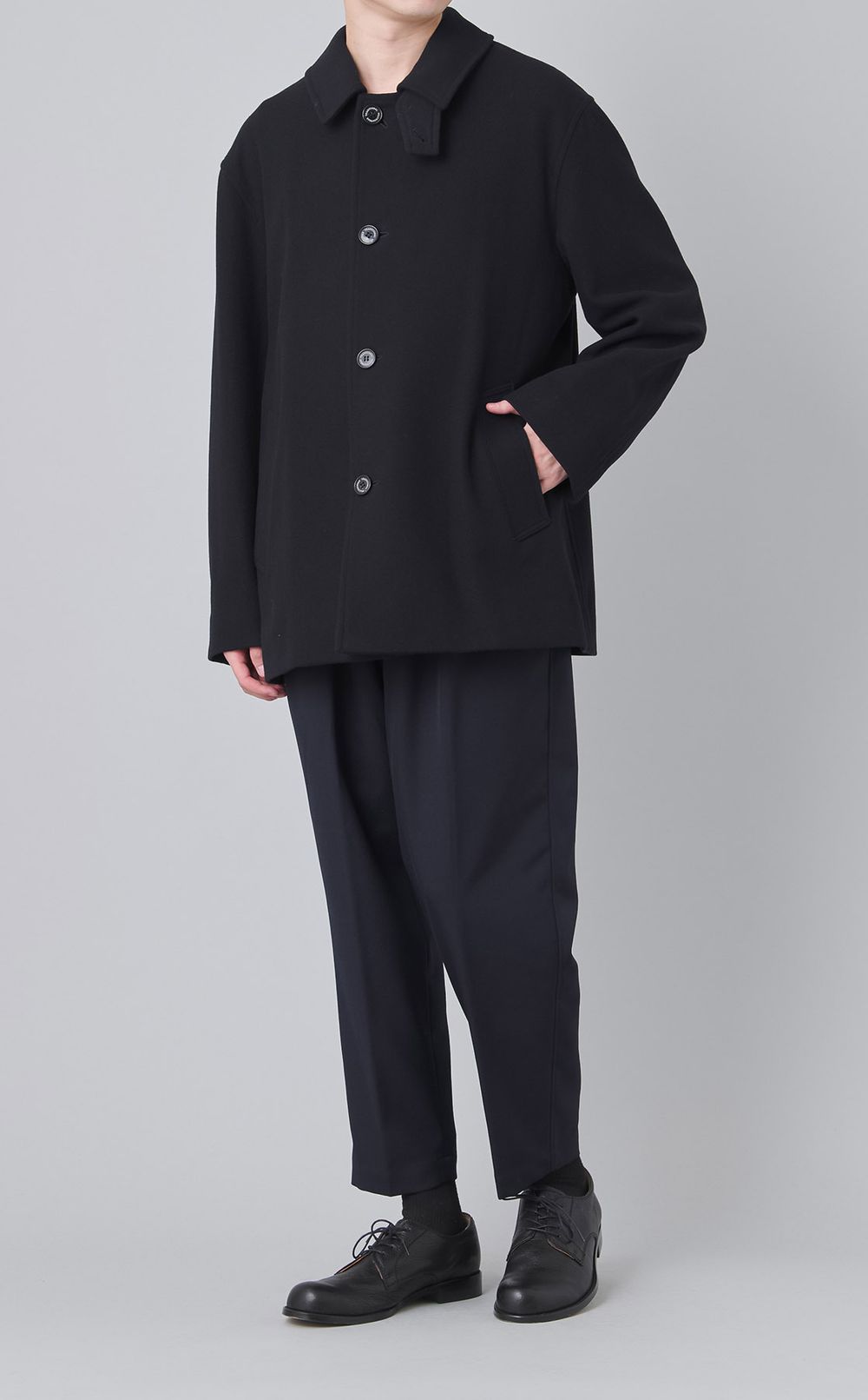 ポリサージドローストリングパンツ