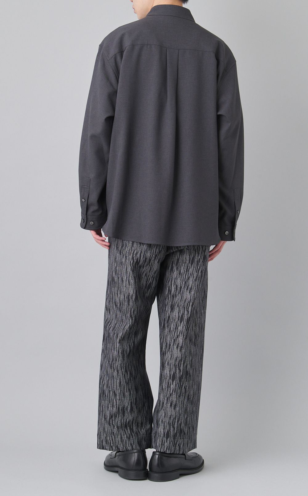 ジャカードワイドワークトラウザー